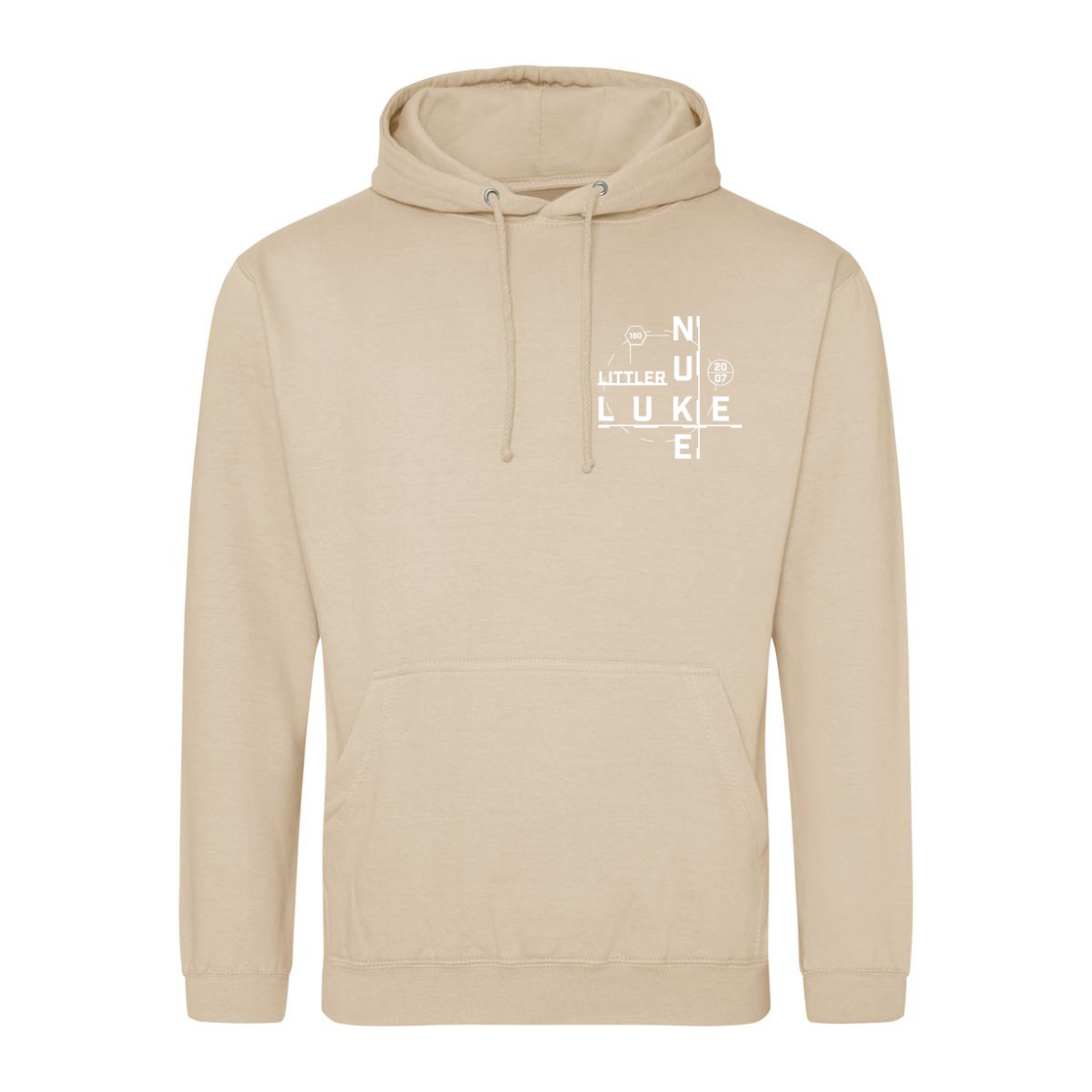 Luke Littler Blueprint Hoodie - Sand