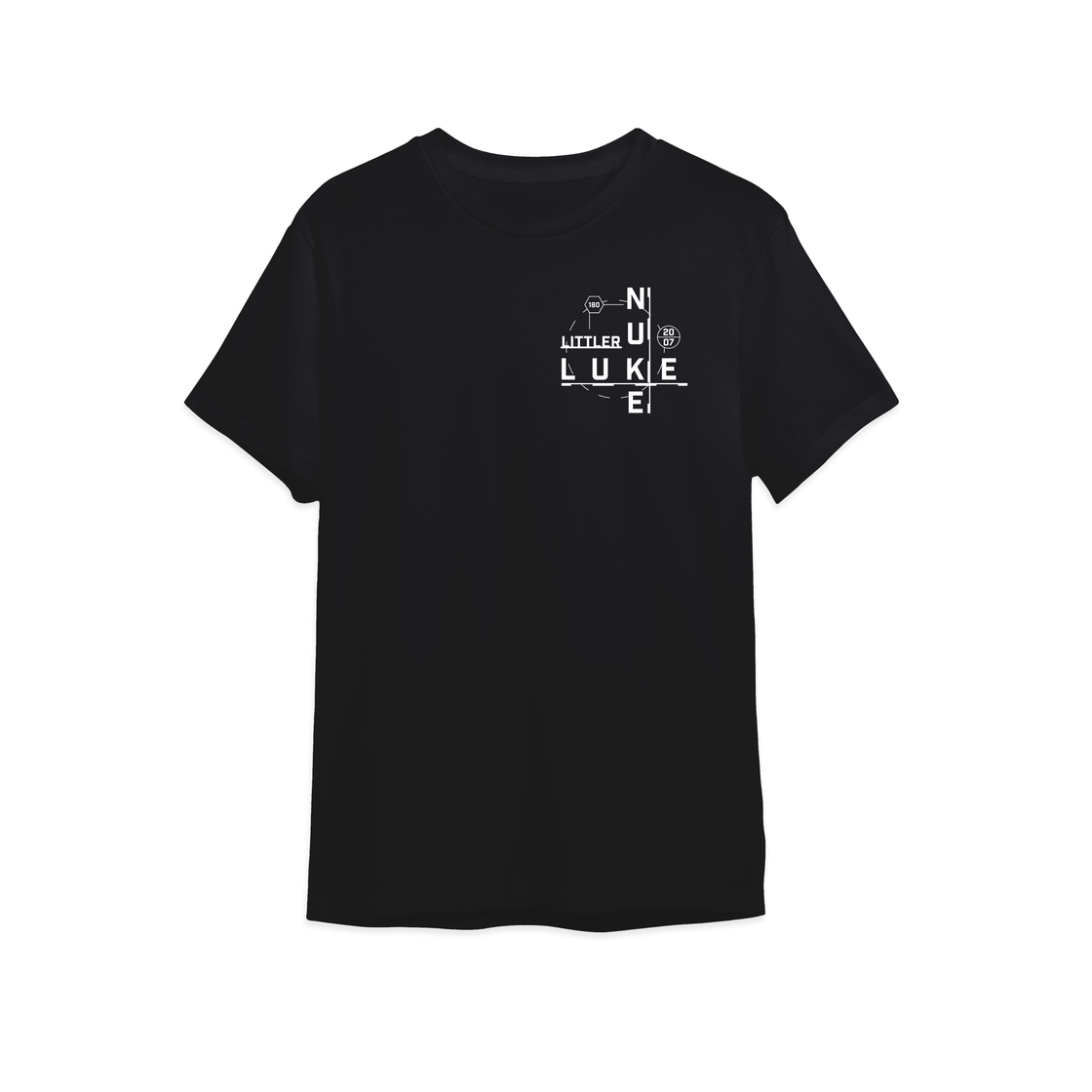 Luke Littler Blueprint T-Shirt - Black