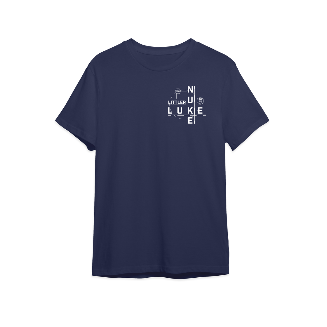 Luke Littler Blueprint T-Shirt - Navy