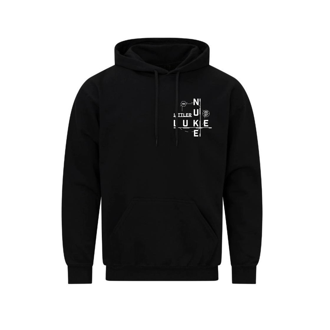 Luke Littler Blueprint Hoodie - Black