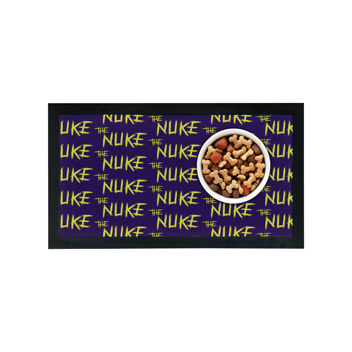 Nuke Purple Repeat Pet Feeding Mat