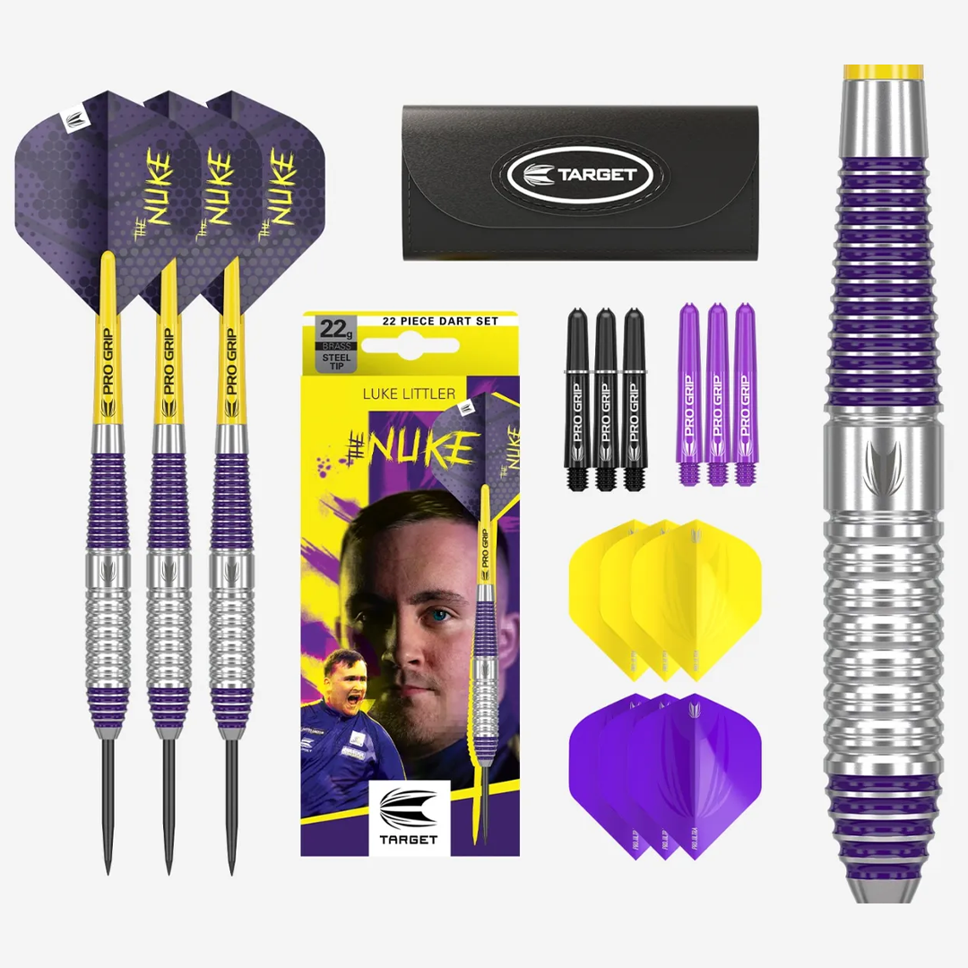 Luke Littler Brass 22g Steel Tip Darts